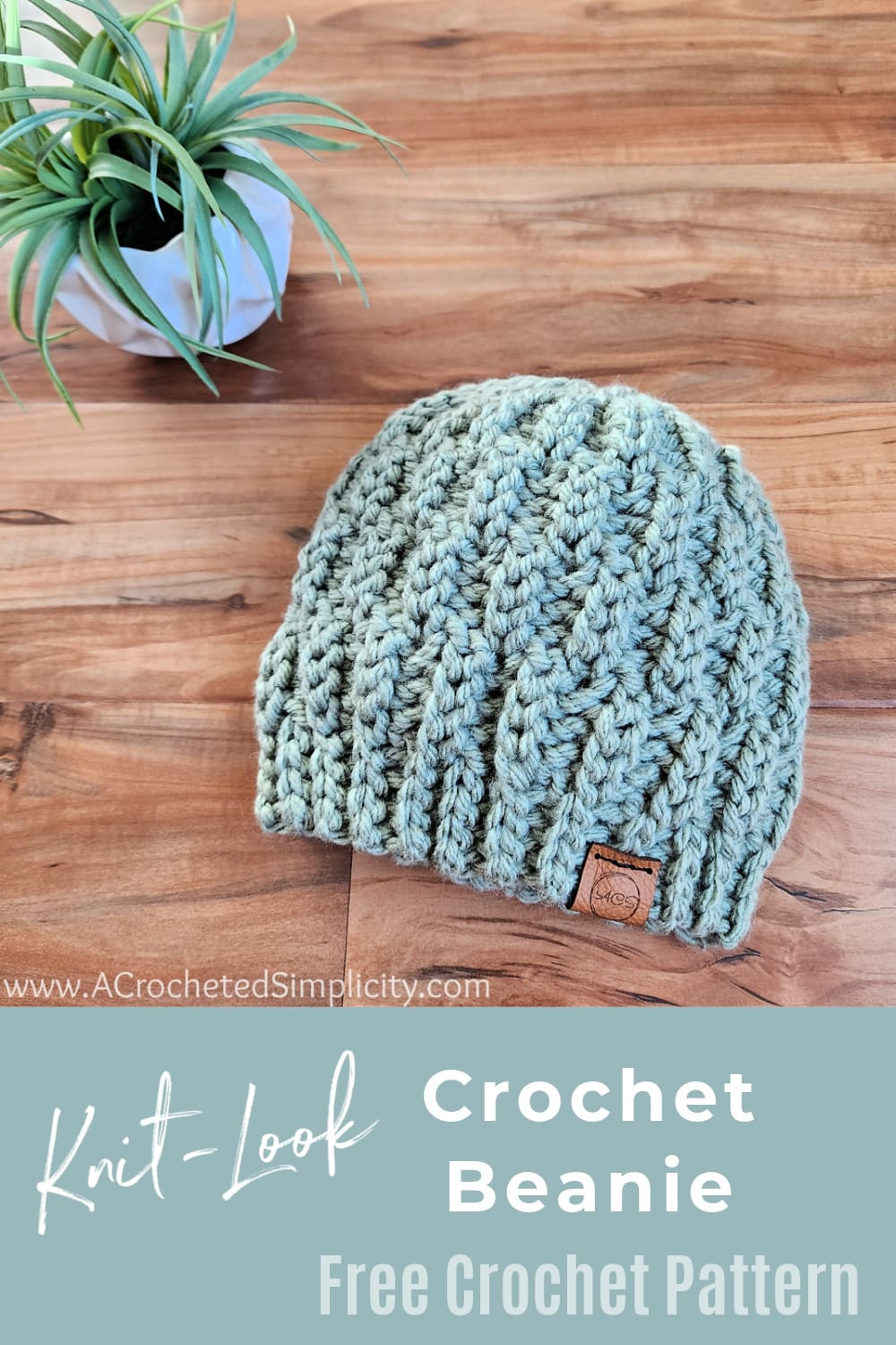 Love This Chunky Yarn Crochet Hat Pattern Free