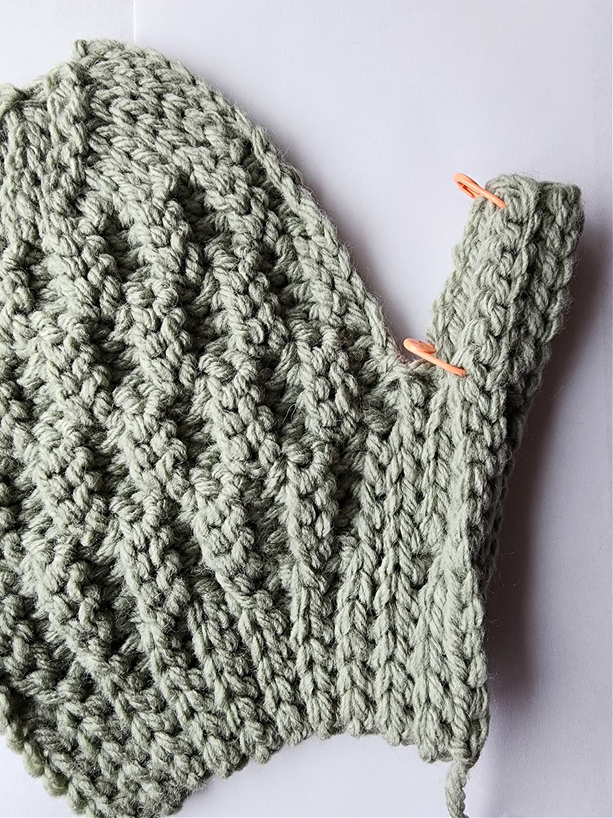 chunky crochet mittens tutorial photo 29