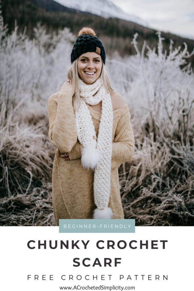 Faux Fur Sweater Scarf - Free Crochet Pattern