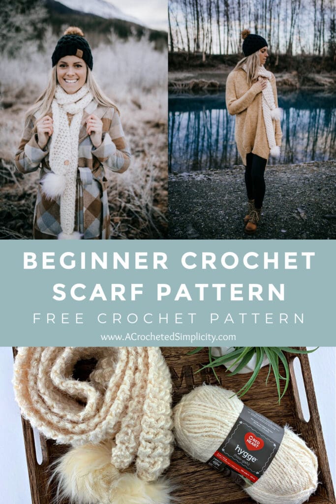 Faux Fur Sweater Scarf - Free Crochet Pattern