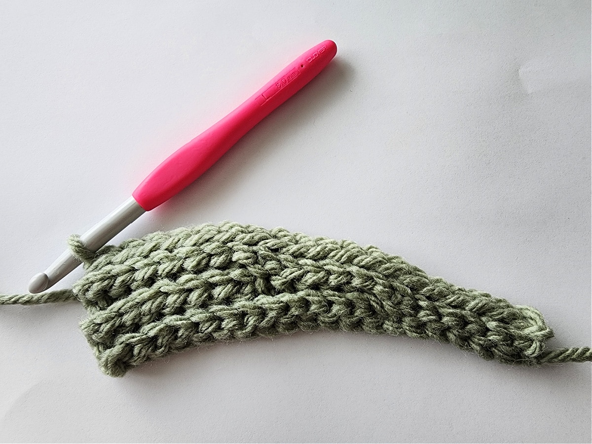 crochet mitten thumb gusset tutorial photo 13