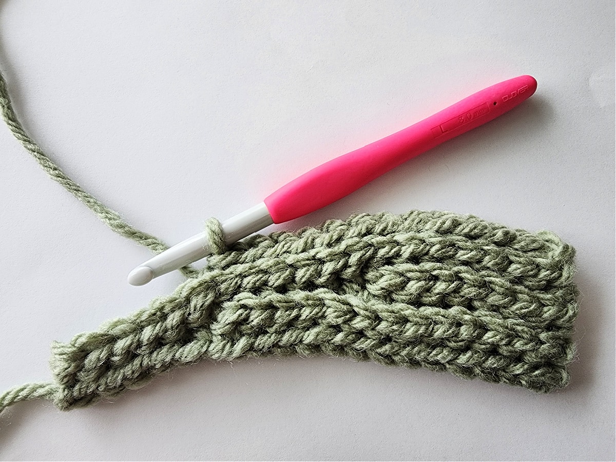 crochet mitten thumb gusset tutorial photo 14
