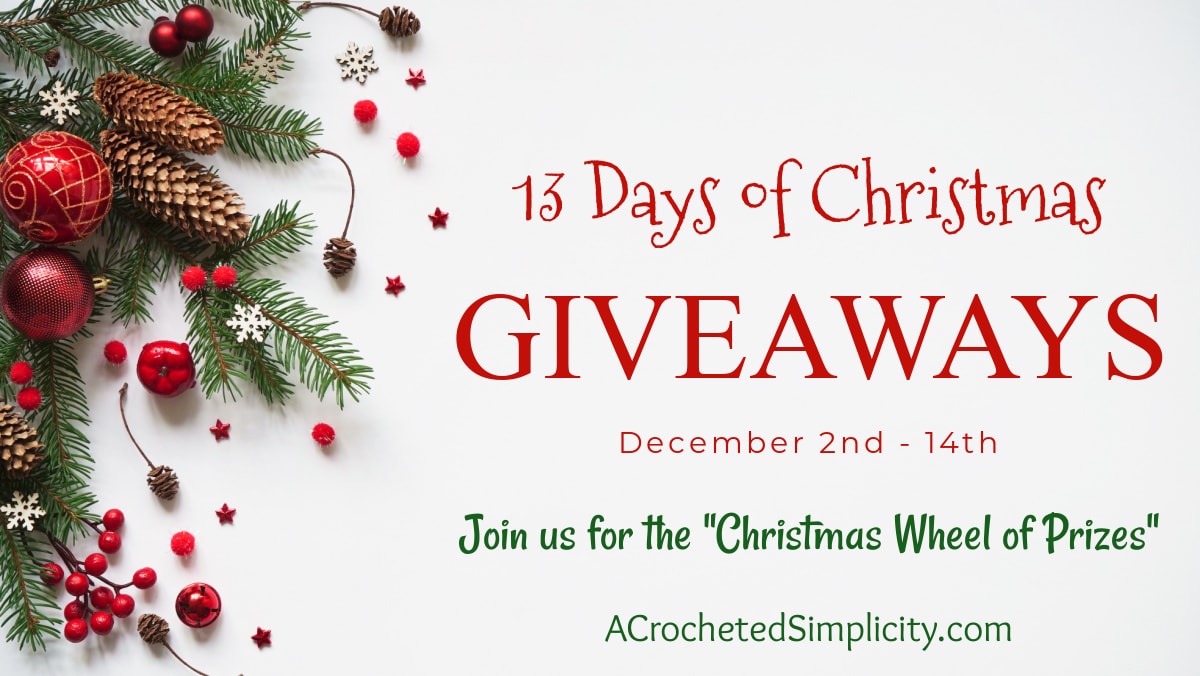 13 Days of Christmas giveaways graphic