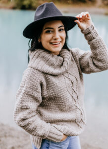 Cable Crochet Sweater - A Crocheted Simplicity