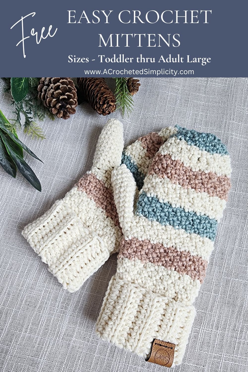 Easy Crochet Mitten Pattern