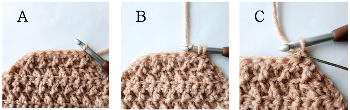 How to make the alternate dc7tog crochet stitch.
