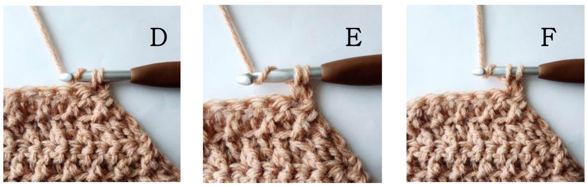 How to make the alternate dc7tog crochet stitch.