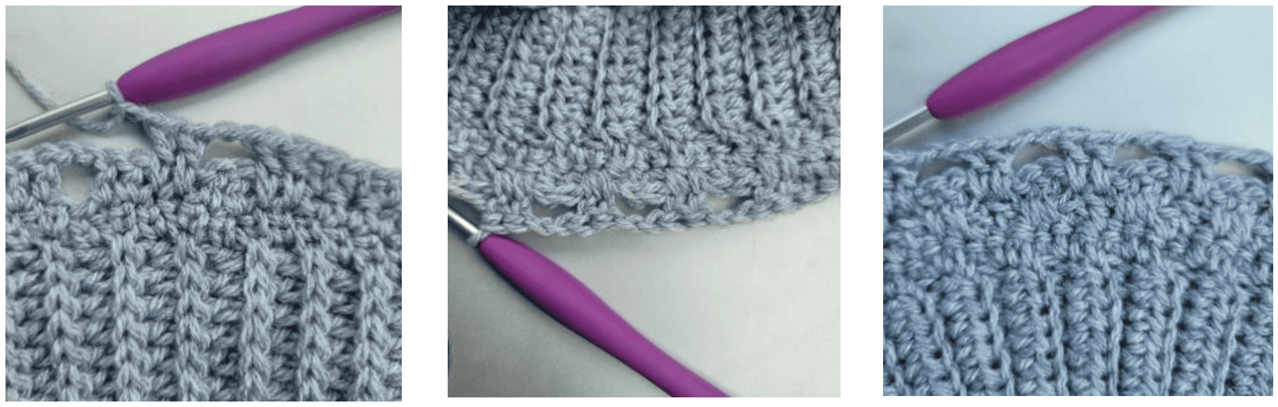 How to make the crochet extended moss stitch.