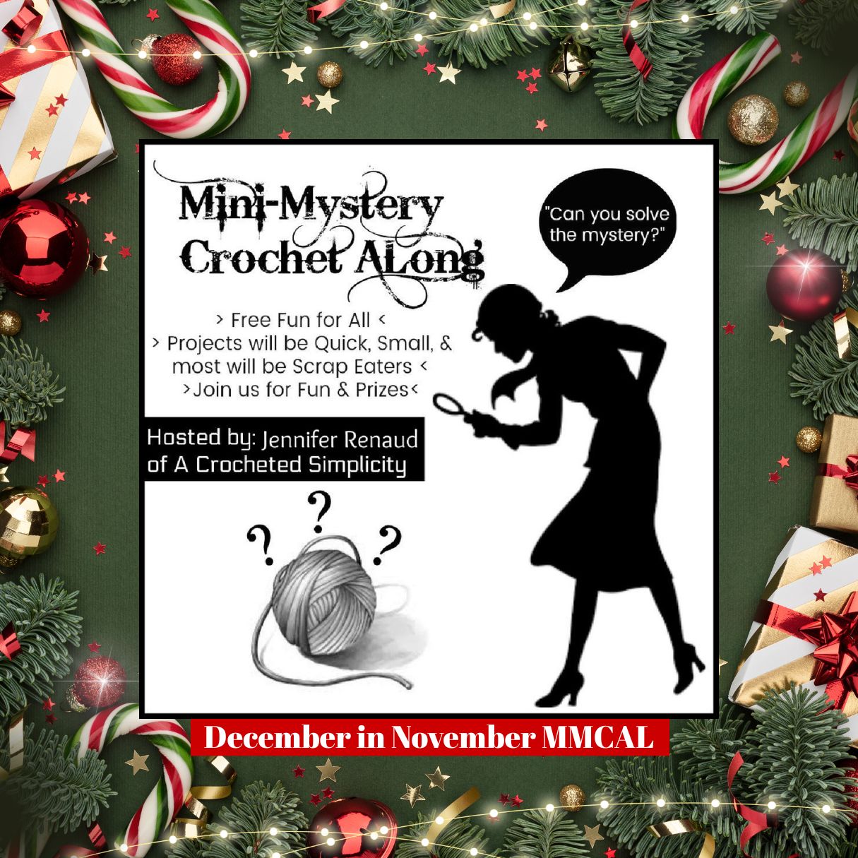 Mini-Mystery Crochet Along – December (in November) 2025