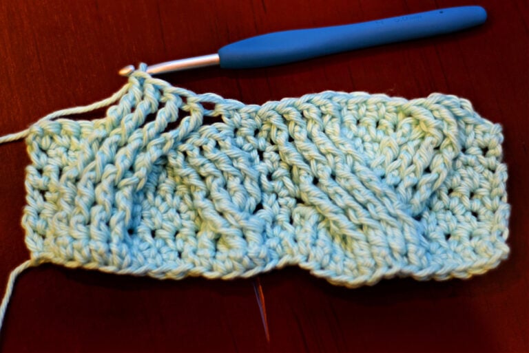 Cascading Cable Crochet Blanket Pattern - A Crocheted Simplicity