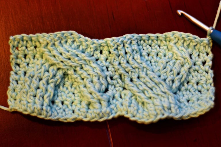 Cascading Cable Crochet Blanket Pattern - A Crocheted Simplicity