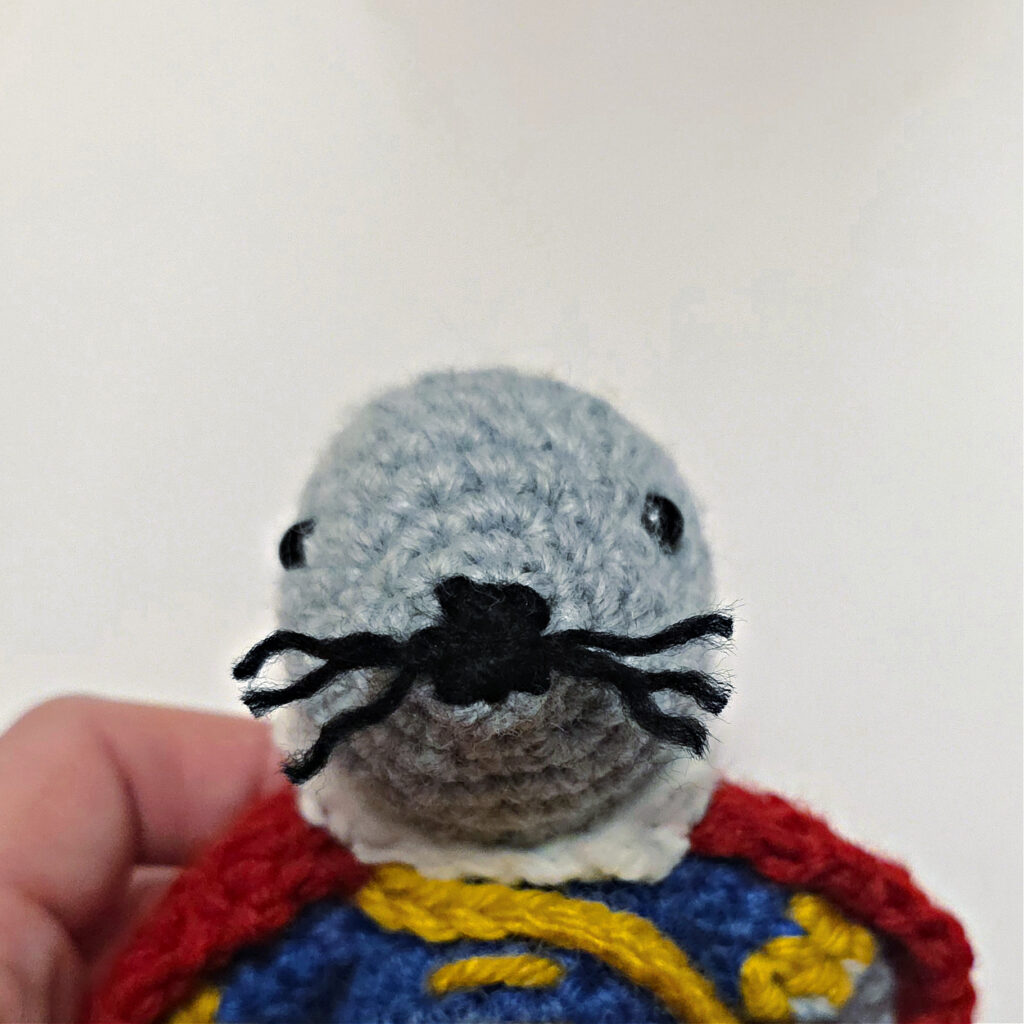 A close up of yarn showing how to make BW3's.