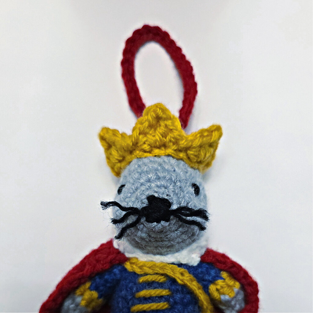 A close-up of the Mouse King to show his whiskers.