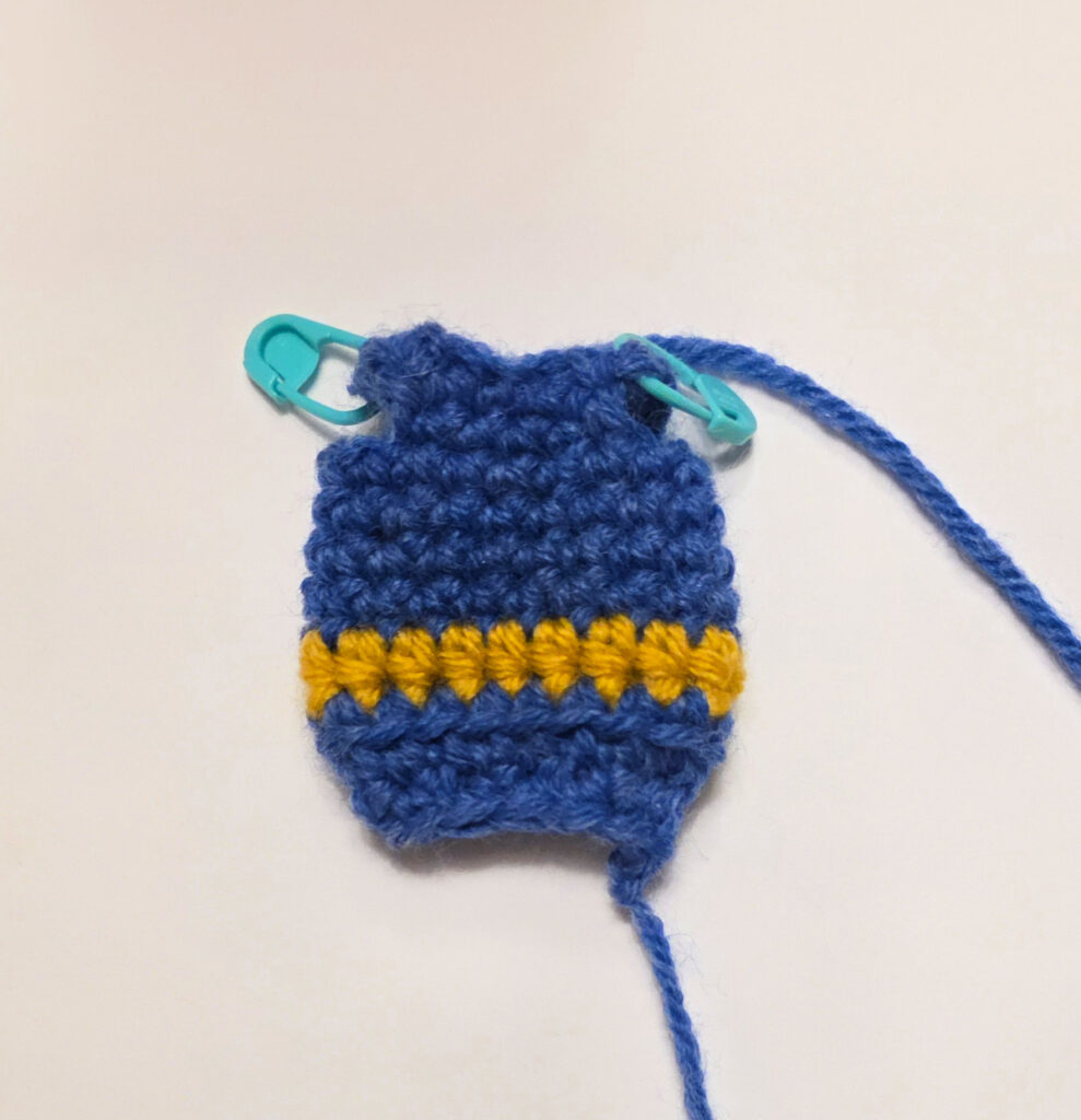 The mouse's body complete.